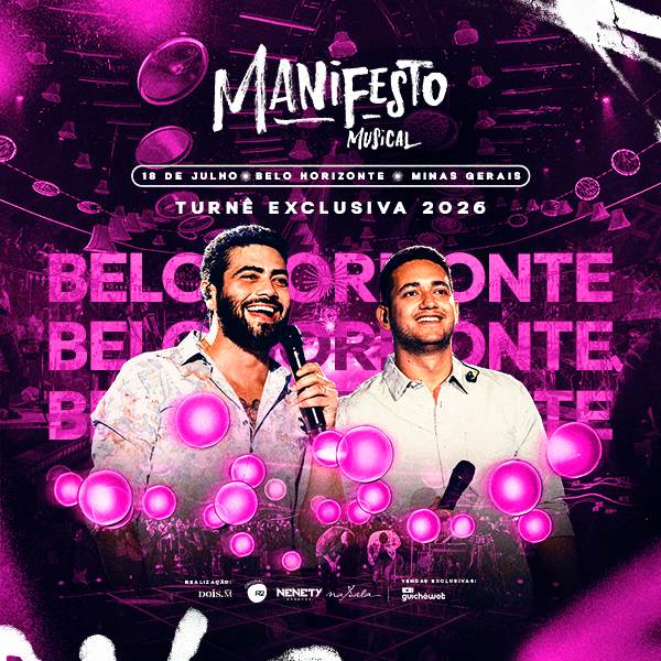 Manifesto Musical agita BH com festival no Mineirão em julho de 2026!