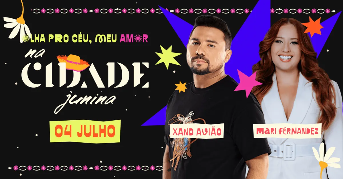 Xand Avião e Mari Fernandez comandam festa na Cidade Junina de BH!